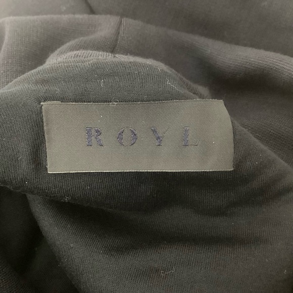 ROYL Sweater Stretch Wool Lined Funnel Neck NYC - Picture 6 of 7